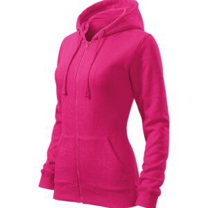 Blouse with buckle and hood for women