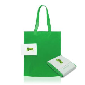 80g TNT kokkuvolditav kott, nupuga / Foldbag