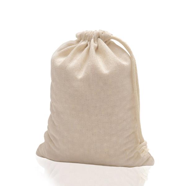 100% puuvillane kott naturaalne koos nööriga / Cottoncord Large