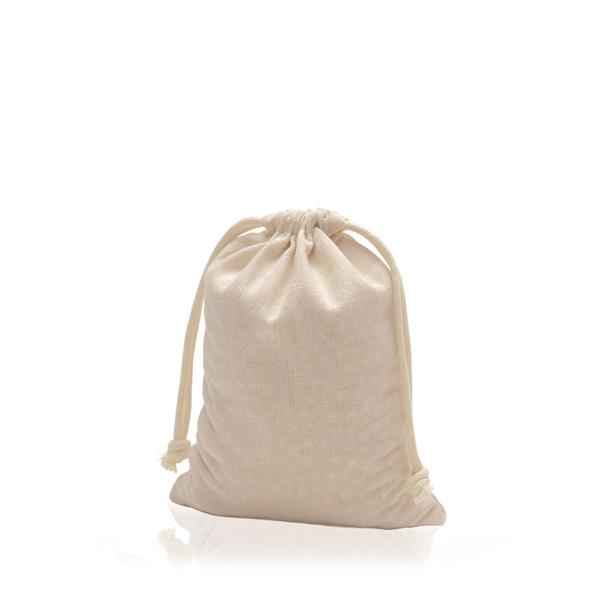 100% väike puuvillane kott, nööridega / Cottoncord Small