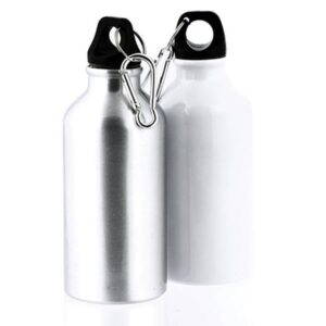 Alumiiniumist joogipudel, 400ml sublimatsiooni jaoks, karabiiniklambriga / Ollaf