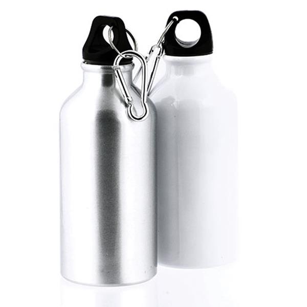 Alumiiniumist joogipudel, 400ml sublimatsiooni jaoks, karabiiniklambriga / Ollaf