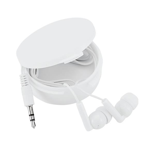 Kõrvaklapid plastikust karbis, 3,5 mm