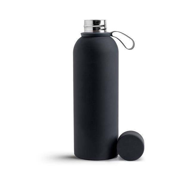 500ml termospudel kummist puutega / Thermal