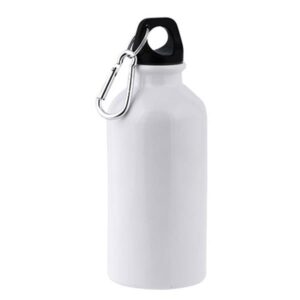 Alumiiniumist joogipudel, 400ml sublimatsiooni jaoks, karabiiniklambriga / Ollaf