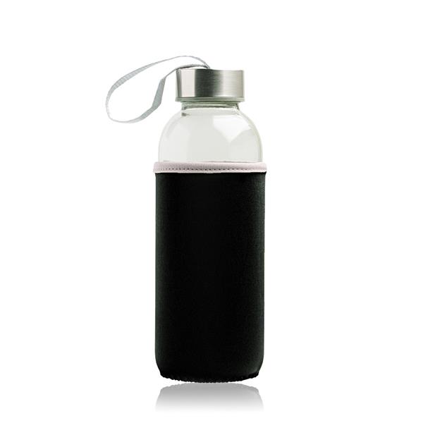 Klaaspudel metallist kaanega ja neopreenist ümbrisega / Neobottle