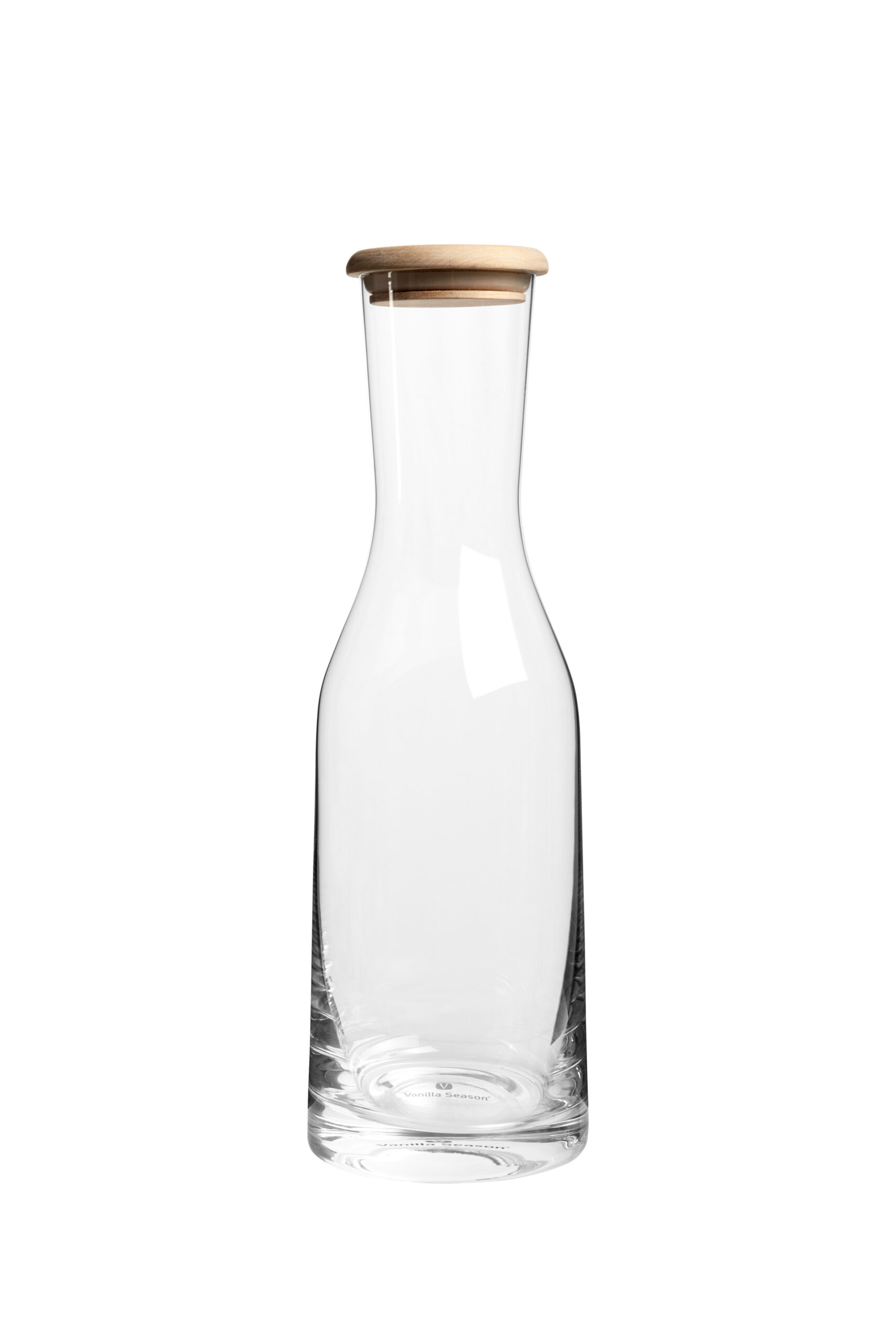 1,2L kristallkaraavik koos puidust korgiga Vanilla Season'i poolt.