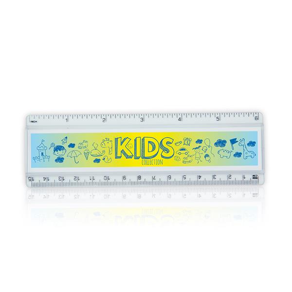 Paberist sisestusjoonlaud REG-15, 15cm, trükitud skaalaga