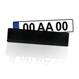 Ringlusse võetud plastist numbrimärgi hoidja / RPLATE