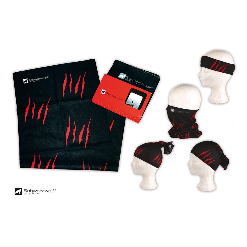 Multifunktsionaalne bandana BANDANA Schwarzwolf