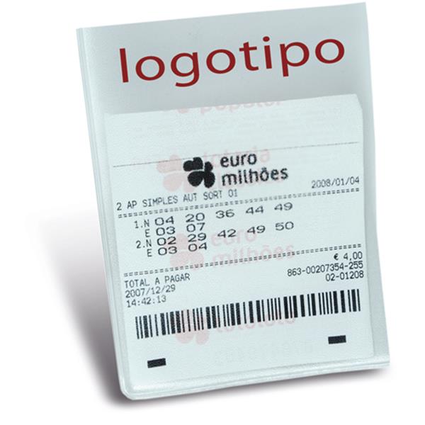 PVC loteriikupongi kott, A7 suurus / Gamedoc A7