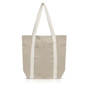 Taaskasutatav puuvillakott 300g välistaskuga / DAILYBAG