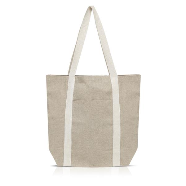 Taaskasutatav puuvillakott 300g välistaskuga / DAILYBAG