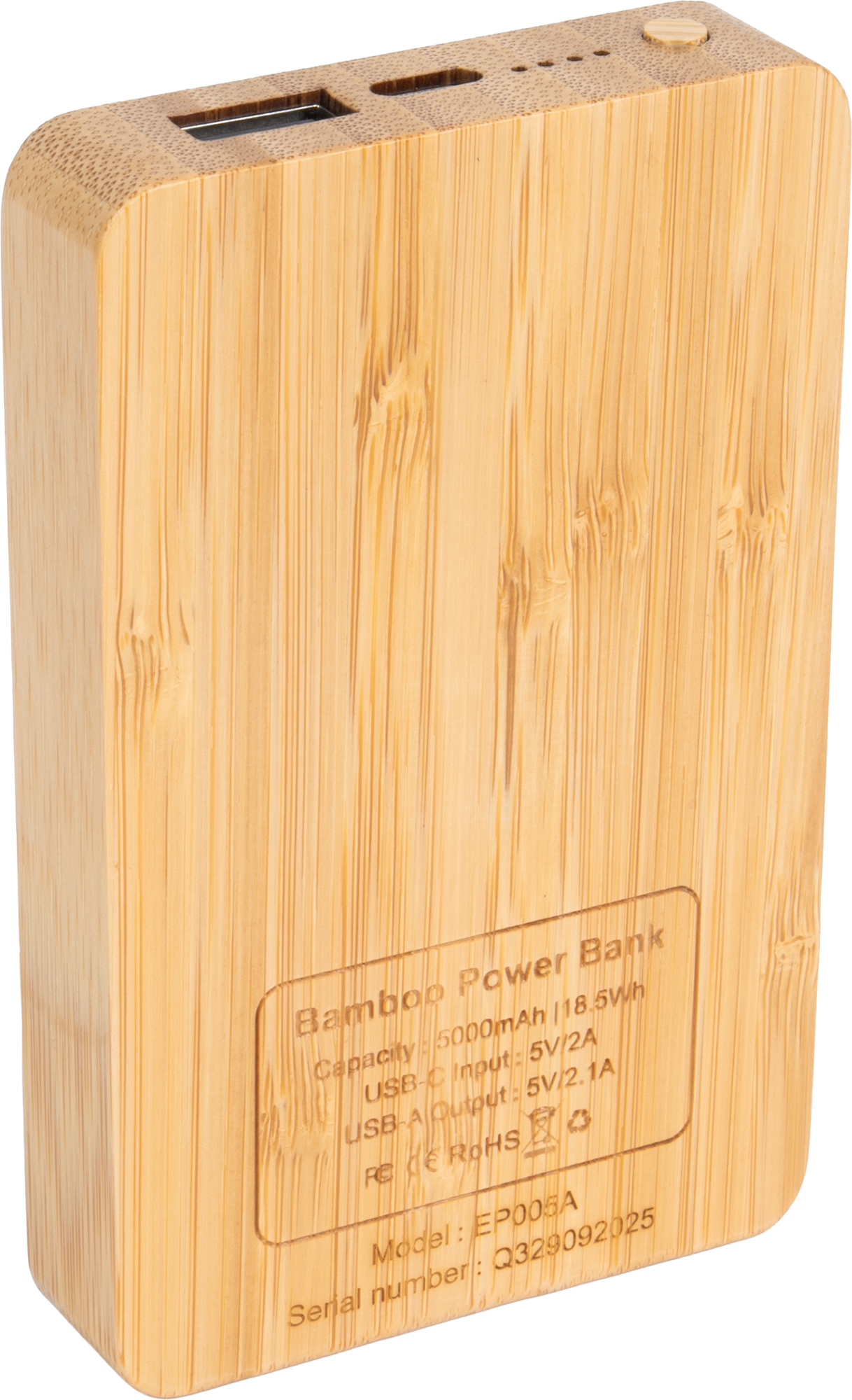 akupank 5000 mAh valgustatud logoga